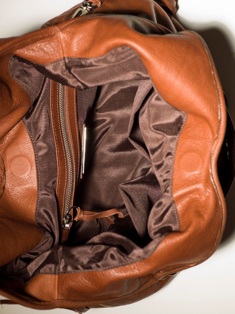 Brown leather Cowhide Bag - BEST SELLER!